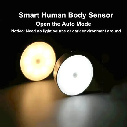 Motion Sensor Cabinet Light, USB Rechargeable, 120° Detection, 3–6m Range, 0.6W LED, Warm or White Light - product view 5
