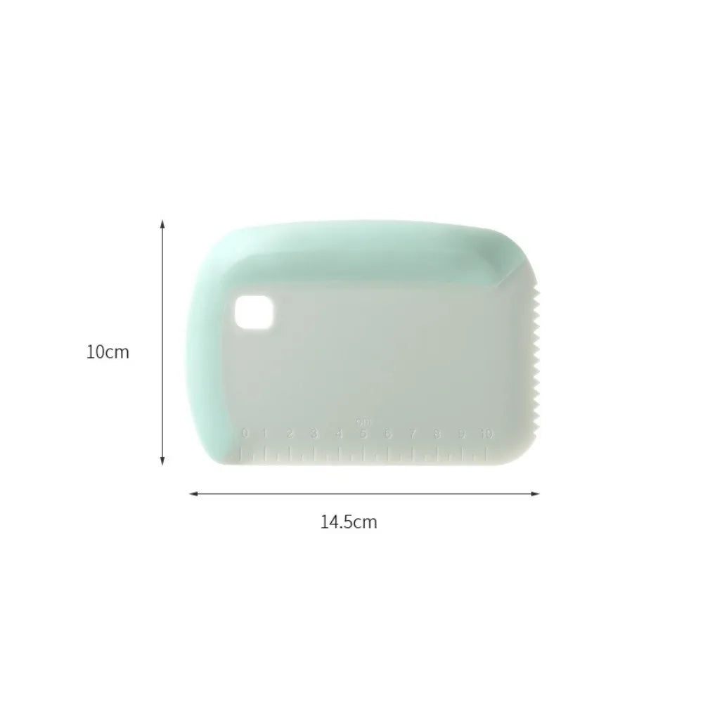 Plastic Dough Scraper, Baking Spatula for Bread, Cake, Cookie and Pizza Preparation, Multiple Colors and Tool Options - product view 2