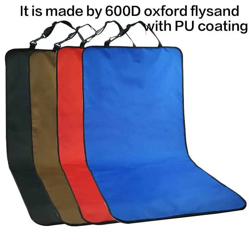 Waterproof Pet Car Seat Cover, Polyester Rear Seat Protector with Adjustable Straps and Anti-Slip Backing, 110 x 50 cm - product view 5