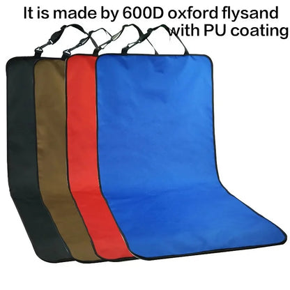 Waterproof Pet Car Seat Cover, Polyester Rear Seat Protector with Adjustable Straps and Anti-Slip Backing, 110 x 50 cm - product view 5