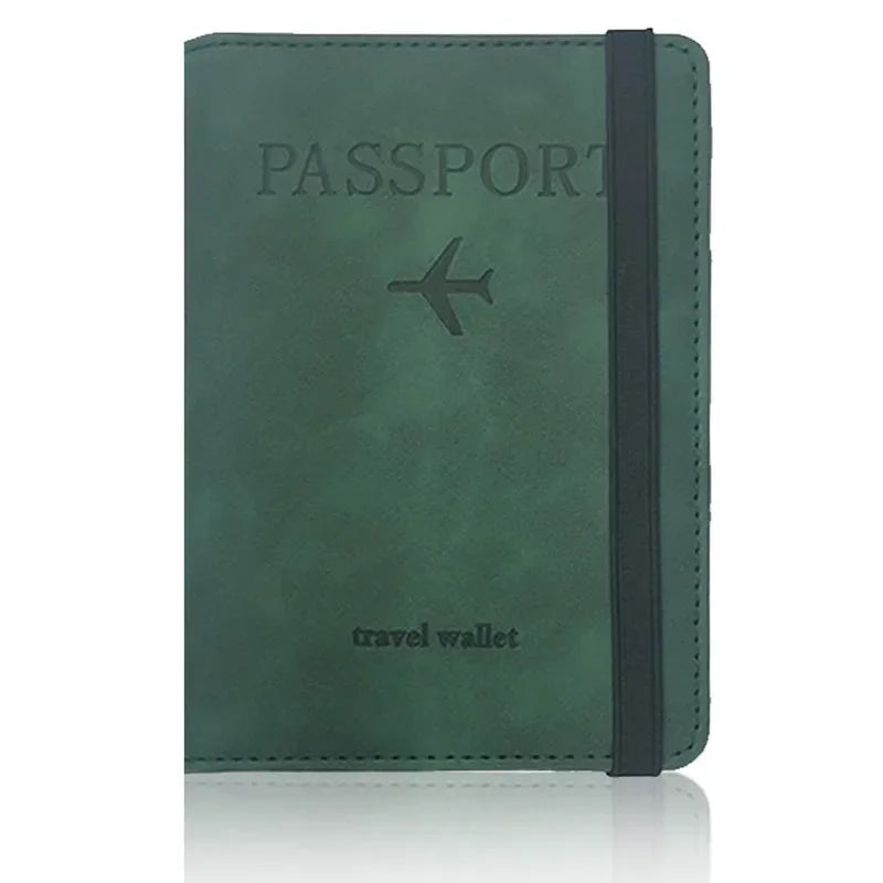 RFID-Blocking Travel Wallet, Solid Passport and Card Holder, Compact Travel Accessory in 6 Colors - product view 2
