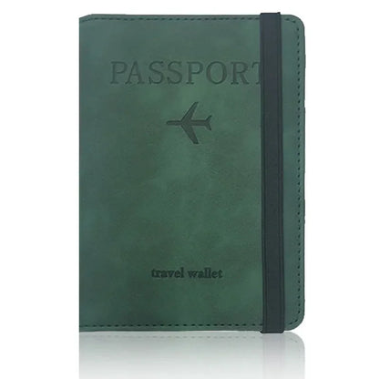 RFID-Blocking Travel Wallet, Solid Passport and Card Holder, Compact Travel Accessory in 6 Colors - product view 2