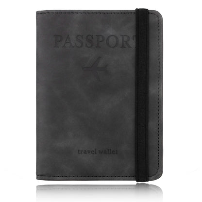 RFID-Blocking Travel Wallet, Solid Passport and Card Holder, Compact Travel Accessory in 6 Colors - product view 6