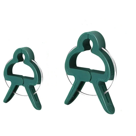 Reusable Plant Support Clips, Green Vine and Seedling Holders for Tomatoes, Flowers and Greenhouse Plants, 20-Piece Set - product view 1