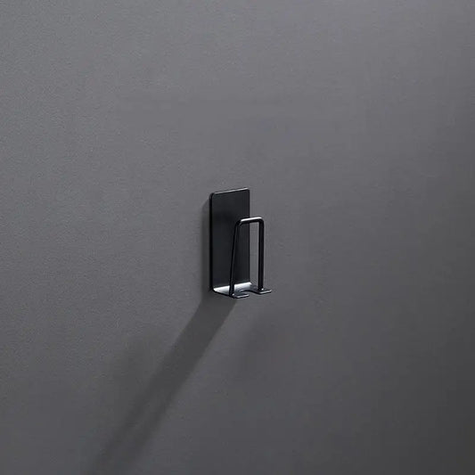 Wall-Mounted Toothbrush Holder and Cup Holder, Self-Adhesive 201 Stainless Steel, 7.9 × 2.8 × 4 cm, 1 or 5 Pieces - product view 1