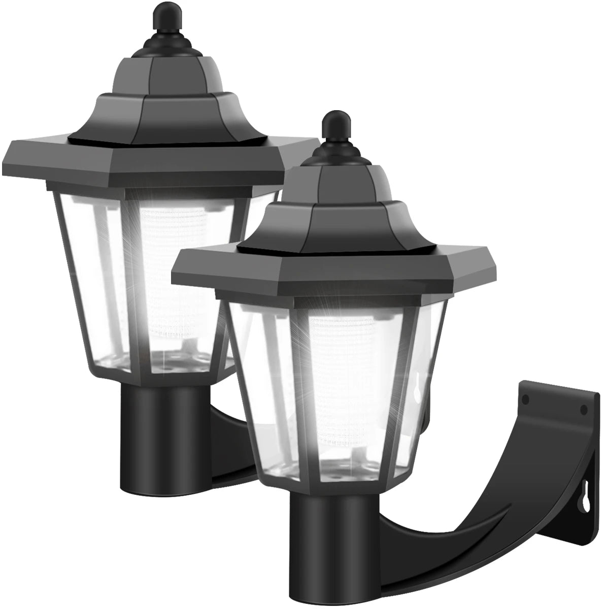 solar wall lights - product view 1