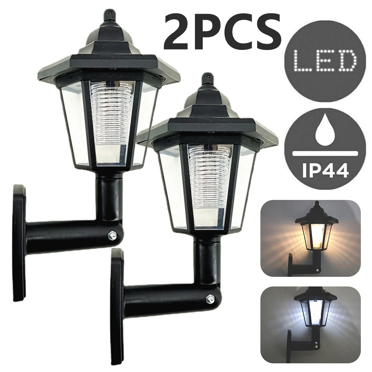 solar wall lights - product view 6