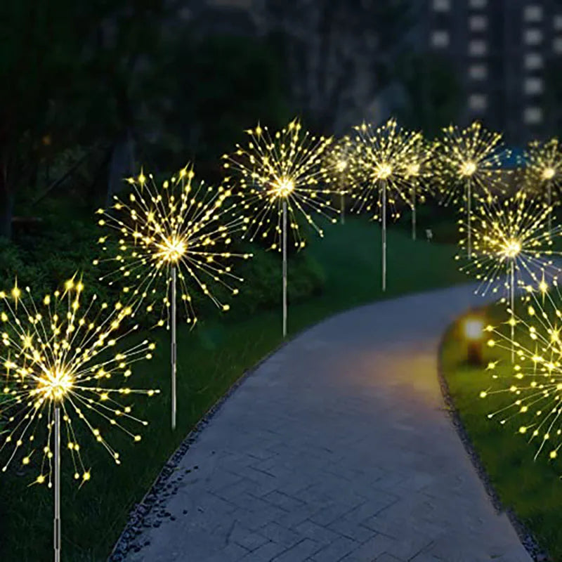 solar garden lights - product view 3