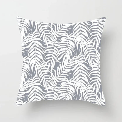 Geometric Outdoor Patio Cushion Cover, Woven Polyester Pillowcase, Square Decorative Cover in Multiple Sizes - product view 6