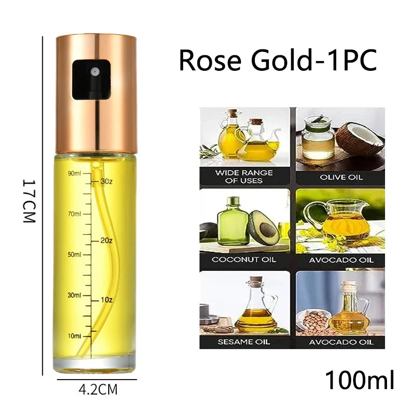 Glass Oil Spray Bottle, Cooking Oil Mister for Olive Oil, Vinegar, BBQ, Salad and Kitchen Baking, 1, 2, 4 or 6 Pieces - product view 3