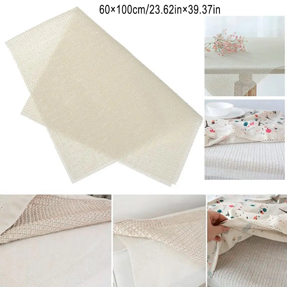 Rug Pad Non-Slip Carpet Underlay, Slim PVC Floor Protector, Trim-to-Fit Mat for Rugs, Mattresses, Cushions and Tables - product view 4