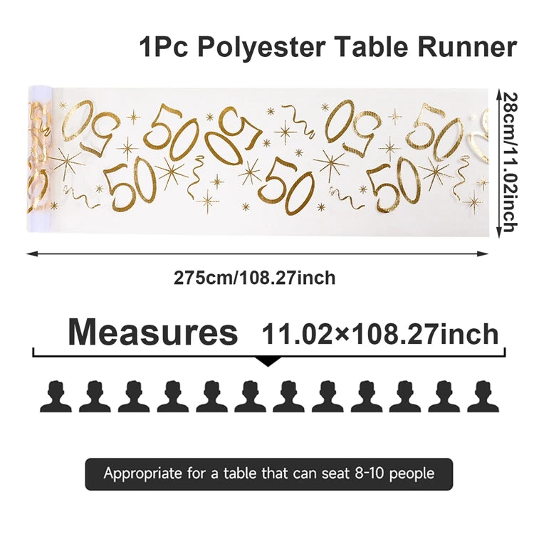 holiday table runner - product view 1