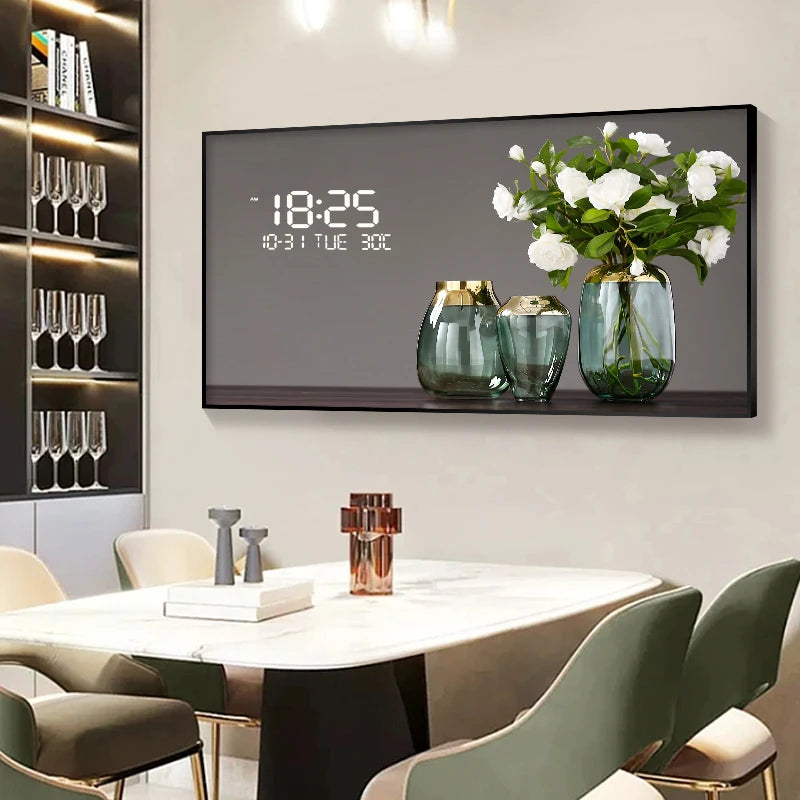 digital wall clock - product view 6