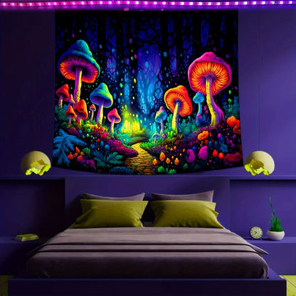 Tree of Life Tapestry, 75 x 58 cm Polyester Wall Hanging with Plant Pattern, Pattern 1, 2 or 3 for Bedroom Decor - product view 3