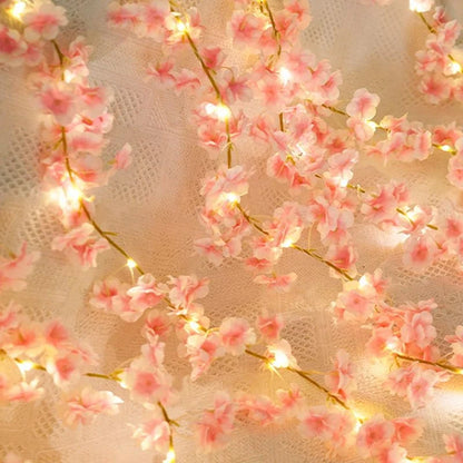 180 cm Artificial Sakura Flower Vine, Silk Decorative Blossoms for Wedding Arches, Home Rooms, Parties and Indoor Displays - product view 1