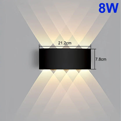 Modern LED Porch Light, AC 85-265V Outdoor Wall Lamp, 4W-10W Options for Garden, Yard, Bathroom and Home Lighting - product view 1
