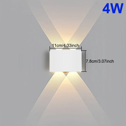 Modern LED Porch Light, AC 85-265V Outdoor Wall Lamp, 4W-10W Options for Garden, Yard, Bathroom and Home Lighting - product view 4