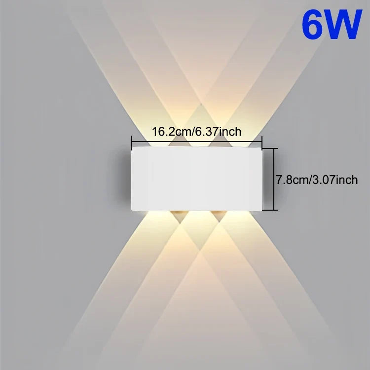Modern LED Porch Light, AC 85-265V Outdoor Wall Lamp, 4W-10W Options for Garden, Yard, Bathroom and Home Lighting - product view 5