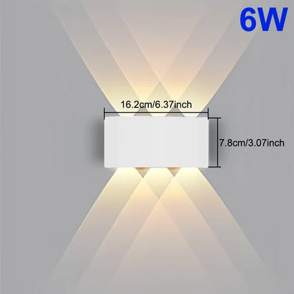 Modern LED Porch Light, AC 85-265V Outdoor Wall Lamp, 4W-10W Options for Garden, Yard, Bathroom and Home Lighting - product view 5