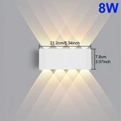 Modern LED Porch Light, AC 85-265V Outdoor Wall Lamp, 4W-10W Options for Garden, Yard, Bathroom and Home Lighting - product view 6