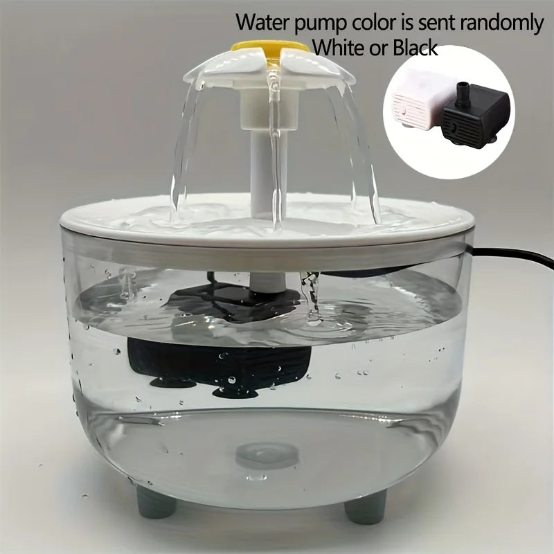 1L USB Pet Water Fountain, Automatic Filtered Cat and Dog Drinking Bowl, Quiet Plastic Dispenser, DC 5V - product view 2