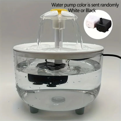 1L USB Pet Water Fountain, Automatic Filtered Cat and Dog Drinking Bowl, Quiet Plastic Dispenser, DC 5V - product view 2