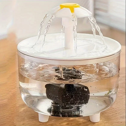 1L USB Pet Water Fountain, Automatic Filtered Cat and Dog Drinking Bowl, Quiet Plastic Dispenser, DC 5V - product view 5