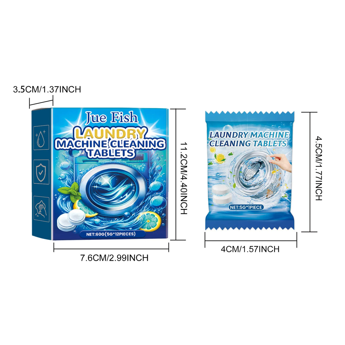 washing machine cleaner tablet - product view 6