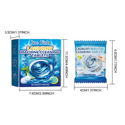 Washing Machine Cleaner Tablets, 12 Effervescent Deep-Cleaning Tablets for Laundry Appliance Odor and Dirt Care - product view 6
