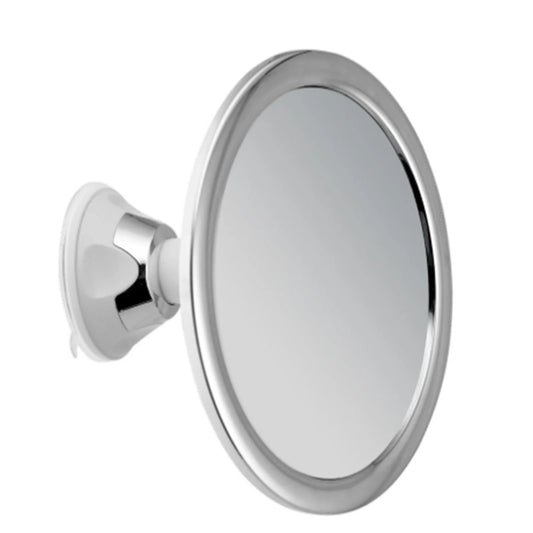 Fogless Bathroom Mirror, 360° Rotation, Locking Suction Cup, 6-Inch Portable Modern Mirror for Shower Shaving and Makeup - product view 1
