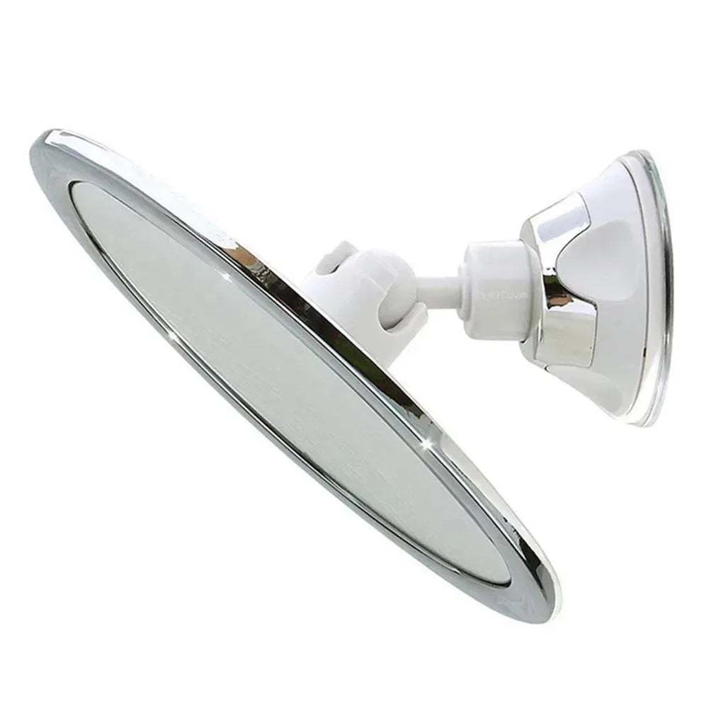 Fogless Bathroom Mirror, 360° Rotation, Locking Suction Cup, 6-Inch Portable Modern Mirror for Shower Shaving and Makeup - product view 4