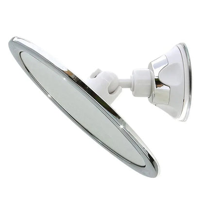 Fogless Bathroom Mirror, 360° Rotation, Locking Suction Cup, 6-Inch Portable Modern Mirror for Shower Shaving and Makeup - product view 4