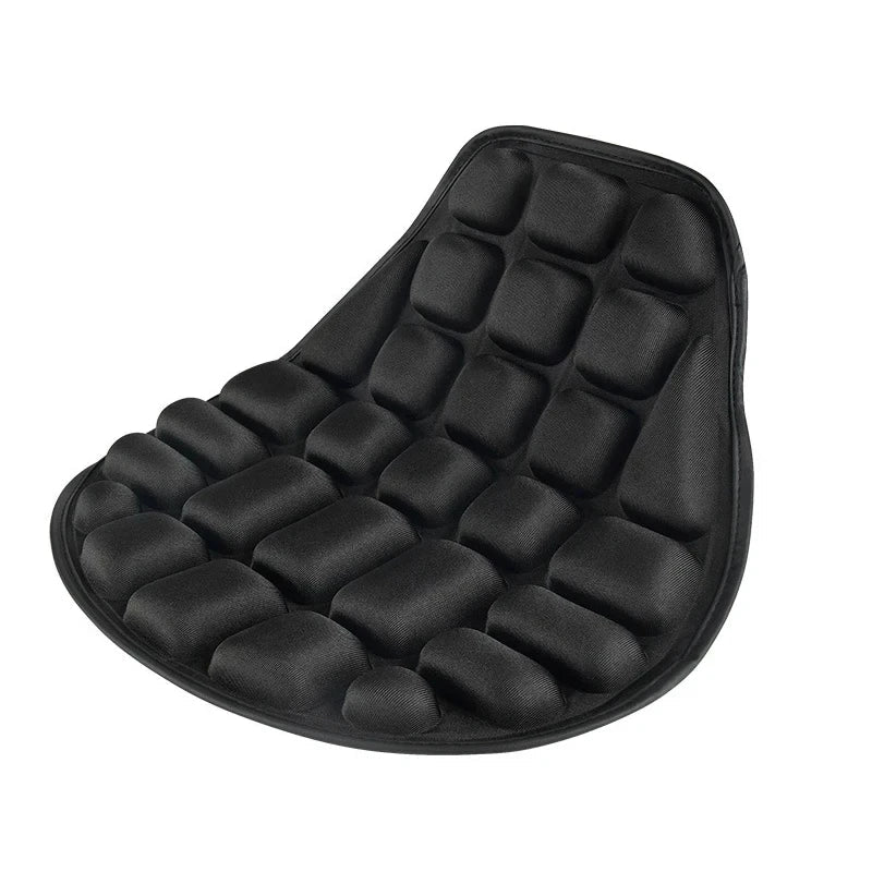 Motorcycle 3D Seat Cushion, Black Foam EVA Seat Cover Mat, Soft Breathable Comfort Pad for Motorcycles and Electric Bikes - product view 1