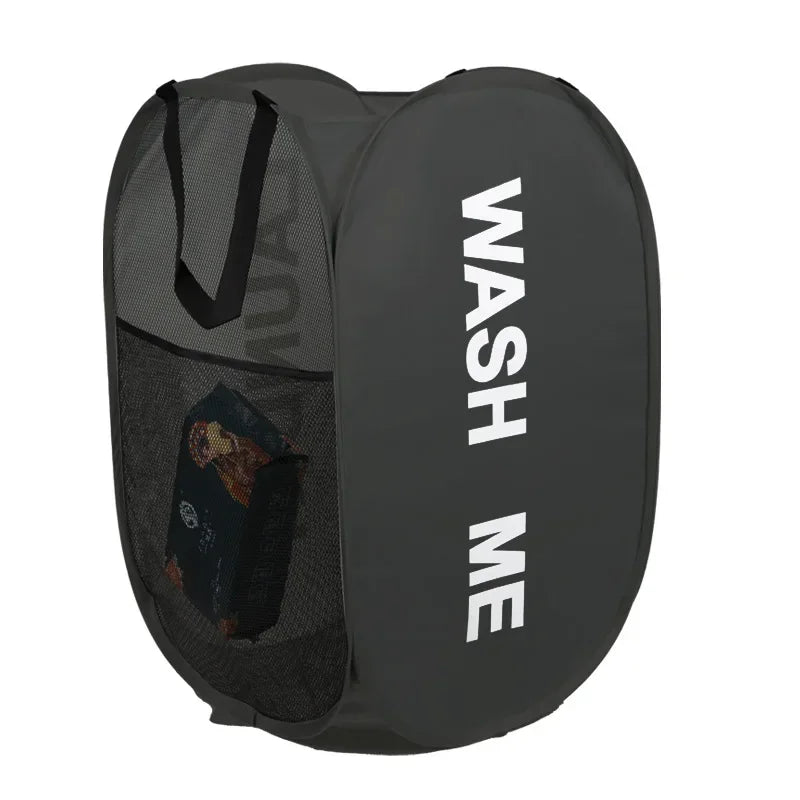 foldable laundry basket - product view 3
