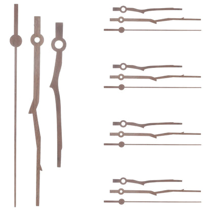 Wooden Clock Hands Set, 5 Sets, Bamboo and Wood, Swingable DIY Replacement Hands for 12-Inch Wall Clocks - product view 3
