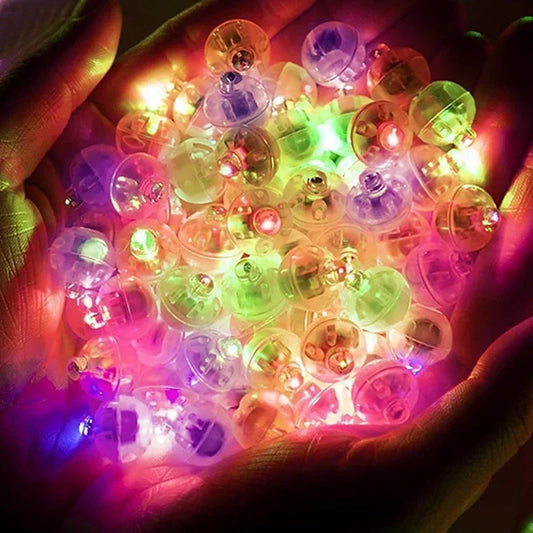 Mini LED Balloon Lights, Round 1.5–1.7 cm Globe Lamps with Color and Flashing Modes for Party Decorations - product view 1