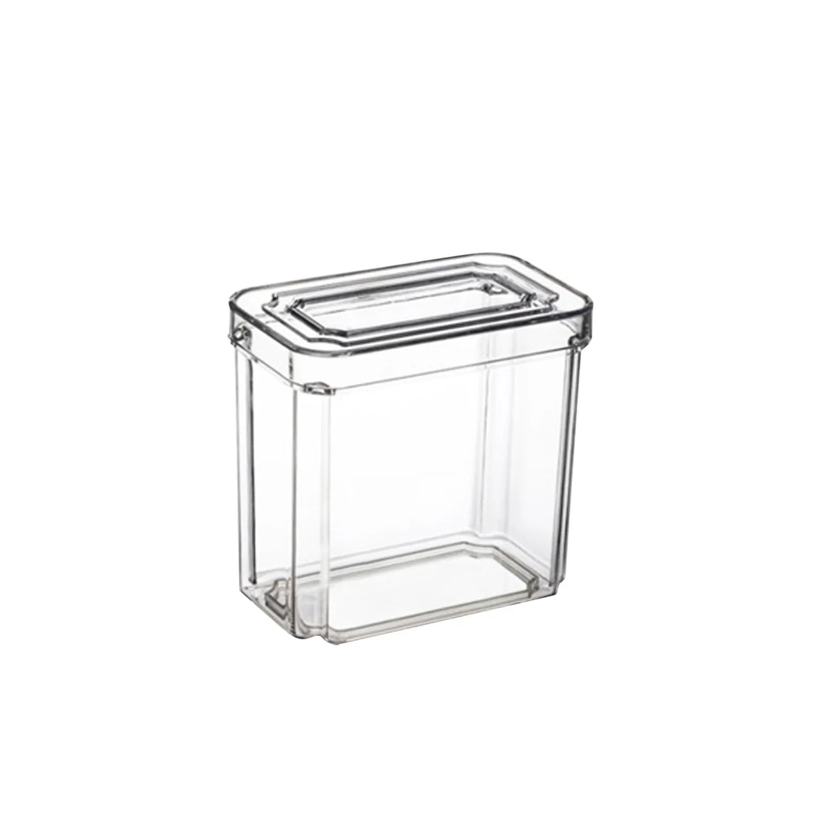 Stackable Pantry Bin, 12L Square Storage Box, Glossy Silicone Design, 60 × 40 × 30cm for Garage Organization - product view 1
