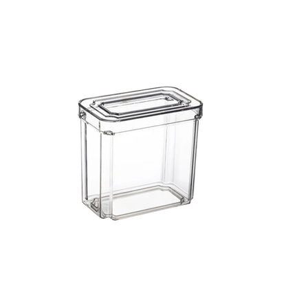 Stackable Pantry Bin, 12L Square Storage Box, Glossy Silicone Design, 60 × 40 × 30cm for Garage Organization - product view 1