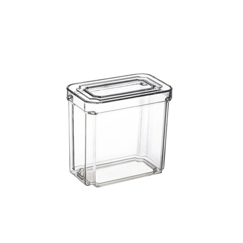 Stackable Pantry Bin, 12L Square Storage Box, Glossy Silicone Design, 60 × 40 × 30cm for Garage Organization - product view 1