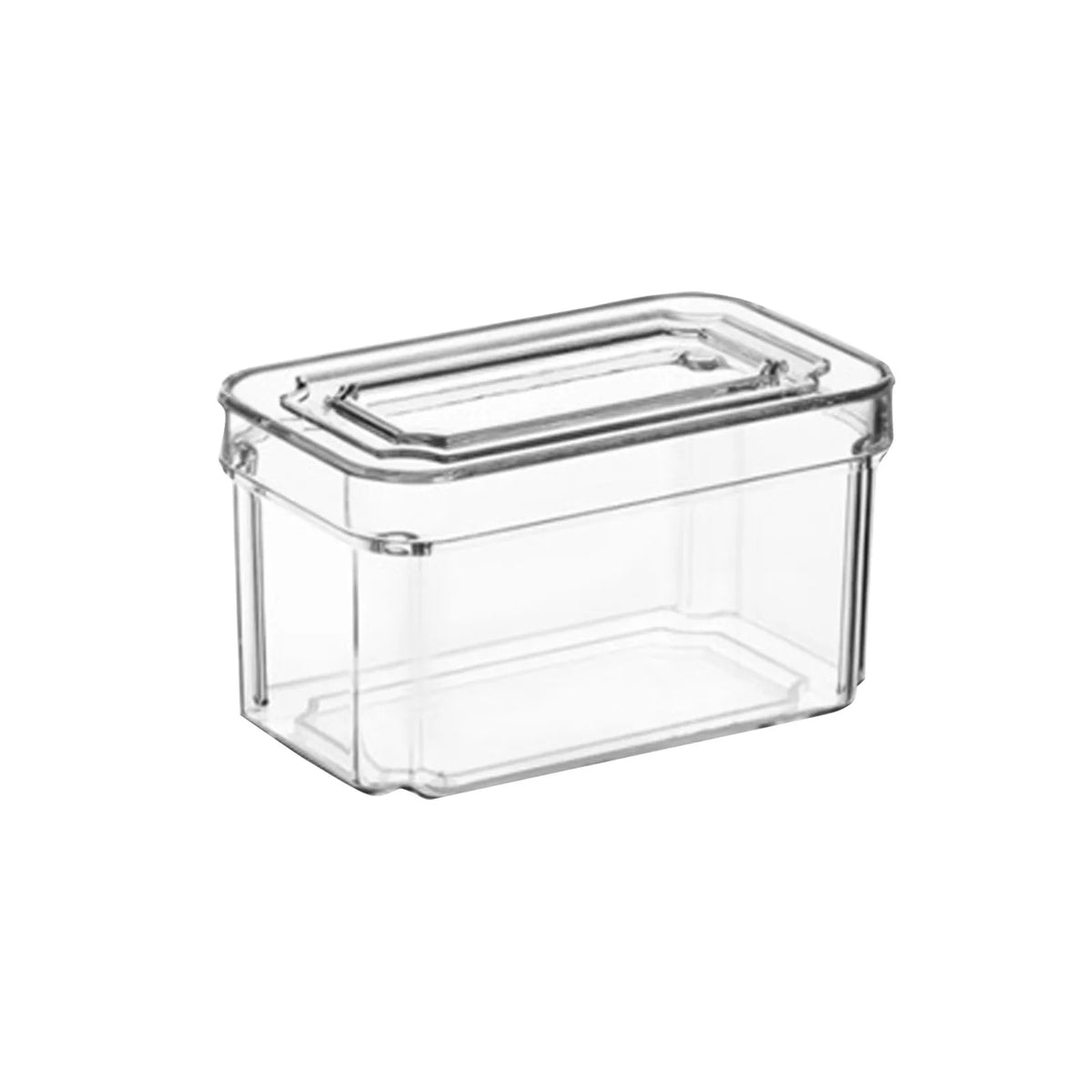 Stackable Pantry Bin, 12L Square Storage Box, Glossy Silicone Design, 60 × 40 × 30cm for Garage Organization - product view 5