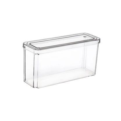 Stackable Pantry Bin, 12L Square Storage Box, Glossy Silicone Design, 60 × 40 × 30cm for Garage Organization - product view 6