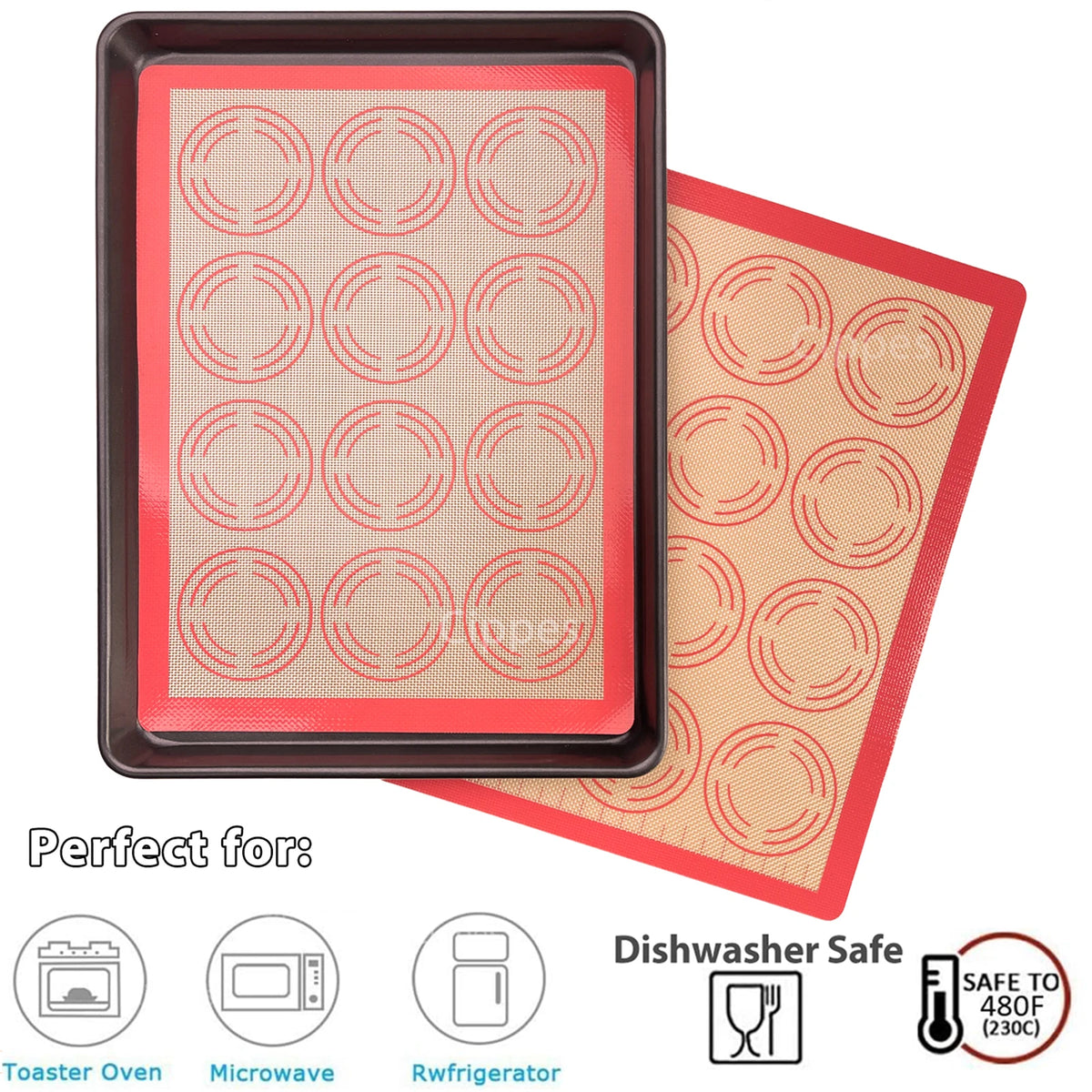 reusable baking mat - product view 3