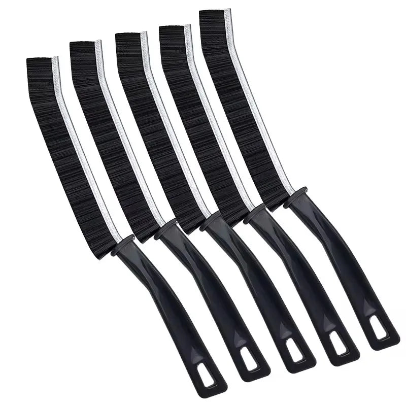 Hard-Bristled Crevice Cleaning Brush, Handheld Plastic Grout Scrubber for Tile, Shower Tracks and Kitchen Gaps - product view 1