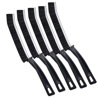 Hard-Bristled Crevice Cleaning Brush, Handheld Plastic Grout Scrubber for Tile, Shower Tracks and Kitchen Gaps - product view 1
