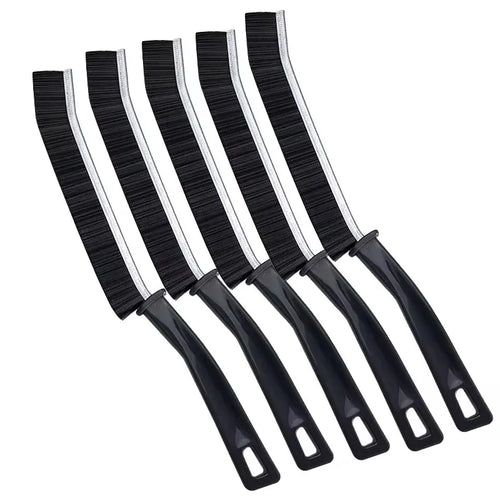 Hard-Bristled Crevice Cleaning Brush, Handheld Plastic Grout Scrubber for Tile, Shower Tracks and Kitchen Gaps - product view 1