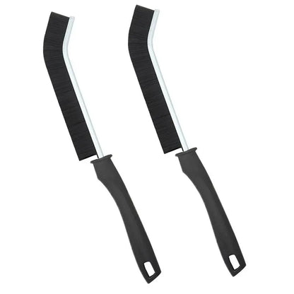 Hard-Bristled Crevice Cleaning Brush, Handheld Plastic Grout Scrubber for Tile, Shower Tracks and Kitchen Gaps - product view 2