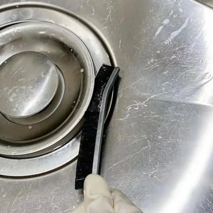 Hard-Bristled Crevice Cleaning Brush, Handheld Plastic Grout Scrubber for Tile, Shower Tracks and Kitchen Gaps - product view 5