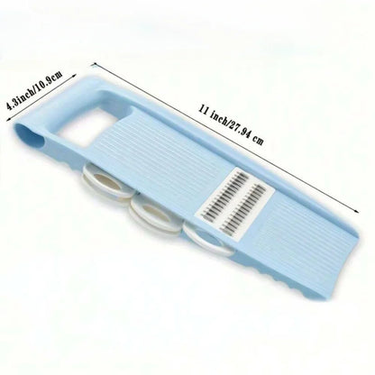 5-in-1 Adjustable Mandoline Slicer, Stainless Steel Vegetable Grater and Julienne Cutter for Kitchen Preparation - product view 1