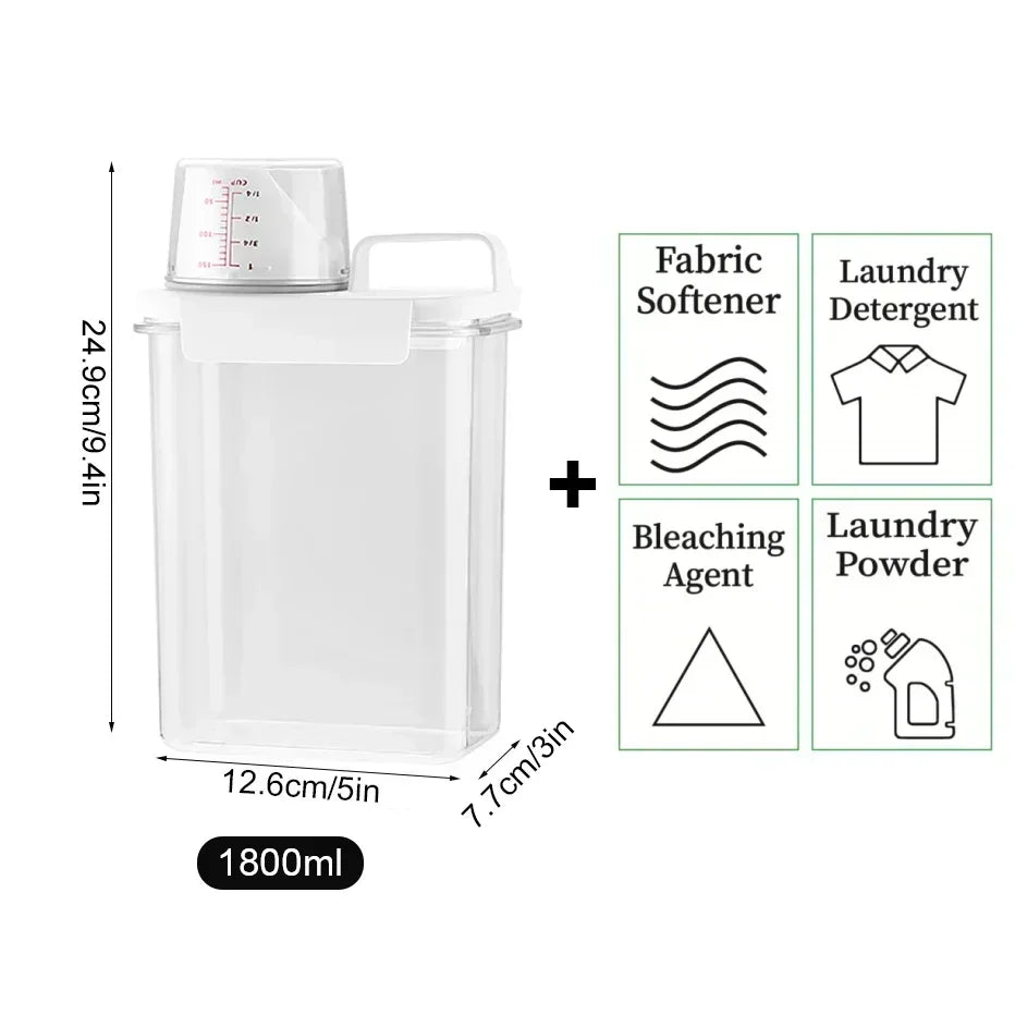 flour storage container - product view 3