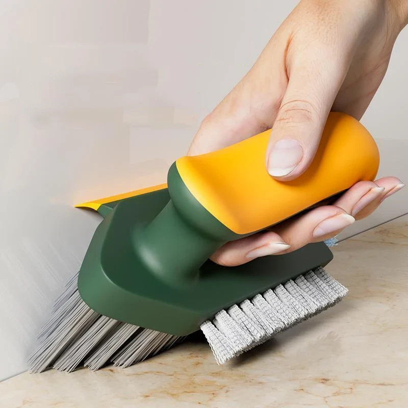 Rectangular Crevice Cleaning Brush and Scraper, Plastic Tool for Floor, Bathroom, Tile and Toilet Seams - product view 6